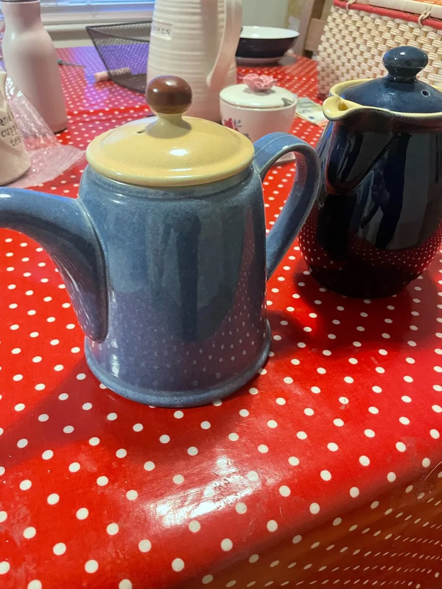 Set of two Denby teapots - Image 2