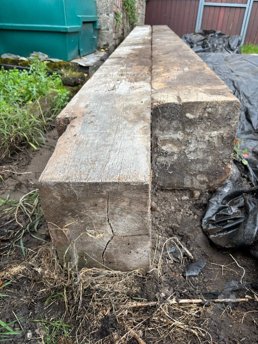 Pitch Pine Timber Beams - Image 1