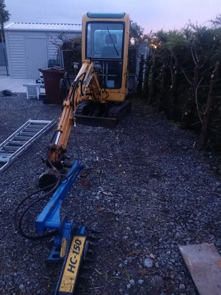 Minidigger and Hedge cutter  for sale - Image 1