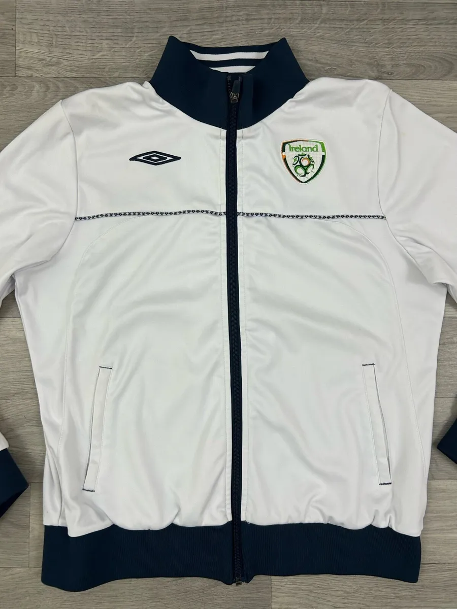 Vintage Umbro Ireland Track Jacket Women's 14 - Image 2