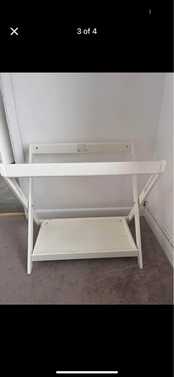 Uppababy Bassinet Stand Cream - Image 3