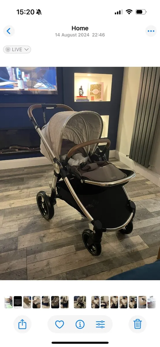 Mamas an papas Ocarro Pushchair - Heritage - Image 1
