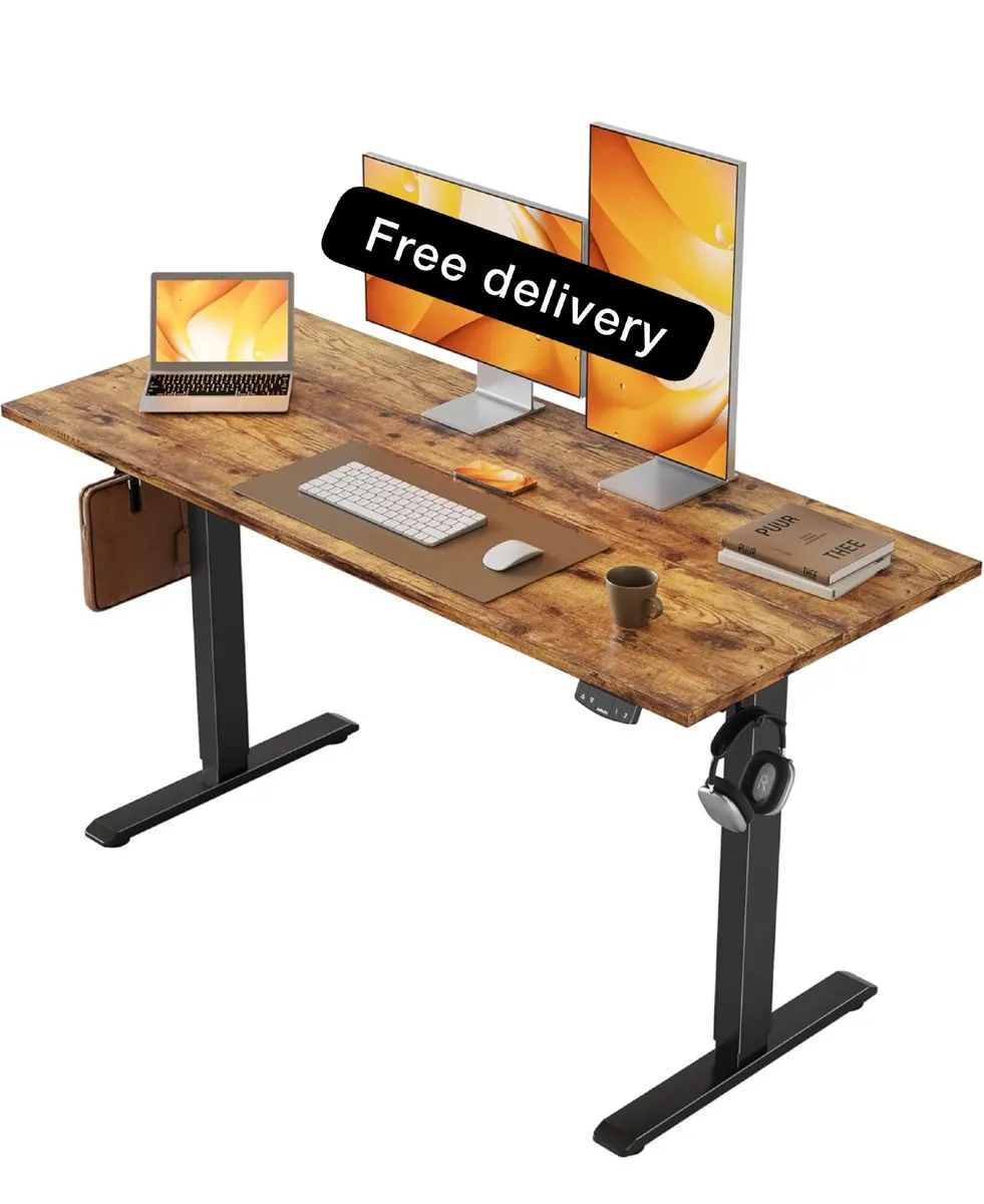 Electric Standing Desk, 120 x 60 cm Height Adjusta - Image 1