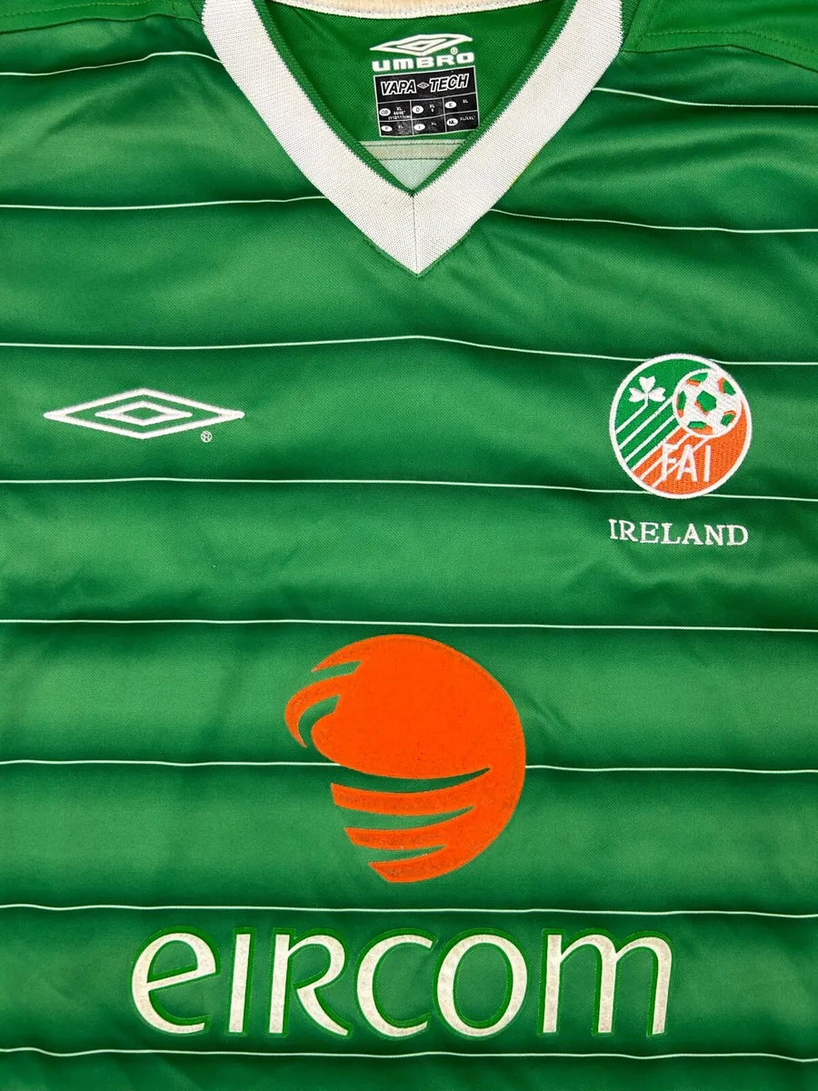 Vintage 2003 Umbro Ireland Home Jersey Shirt XL - Image 4