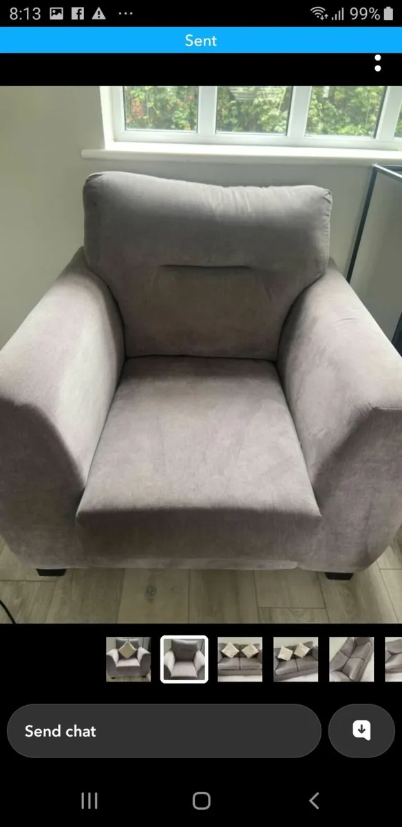 Couch and armchair - Image 4