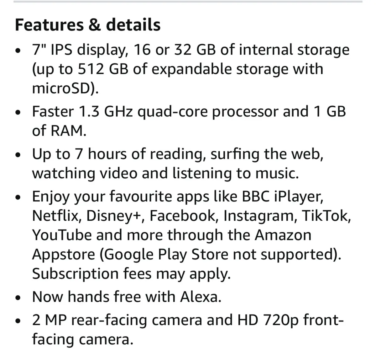Amazon fire 7 - Image 3