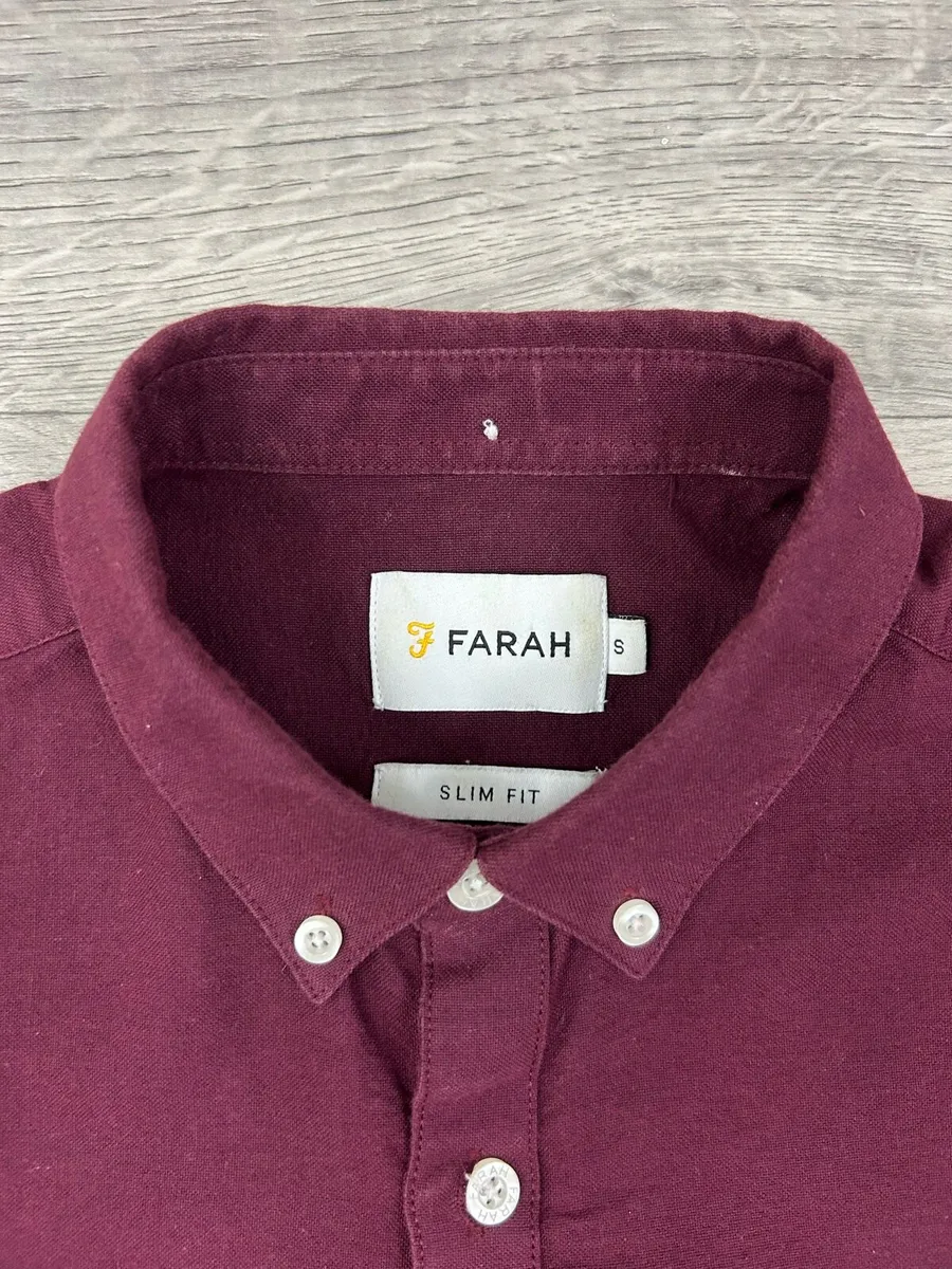 Farah Button Down Shirt Mens Small - Image 4
