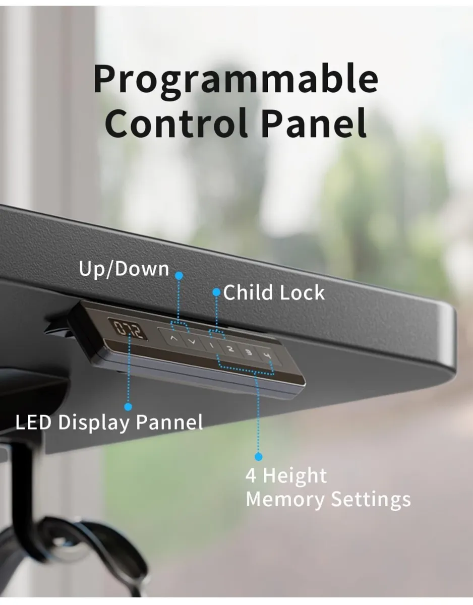 Height Adjustable Electric Standing Desk controlle - Image 2