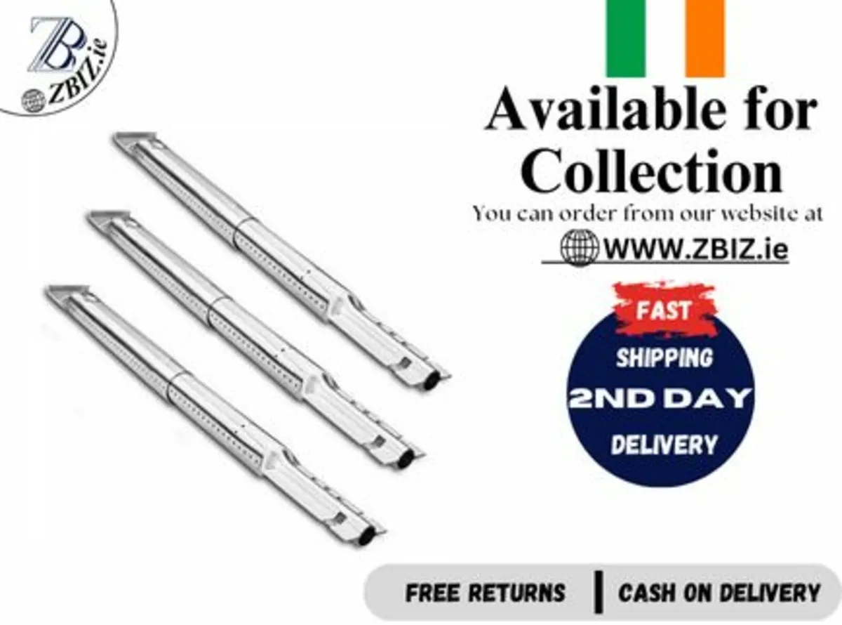 Stainless Steel Tube Burner BBQ Adjustable - Image 1