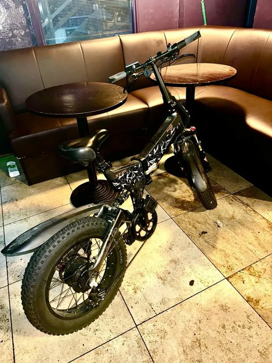 electric bike - Bezior XF200 Electric Mountain Folding Bike - Image 1