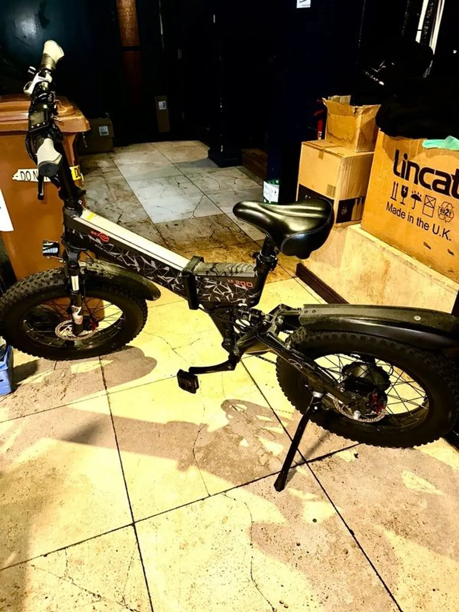 electric bike - Bezior XF200 Electric Mountain Folding Bike - Image 2
