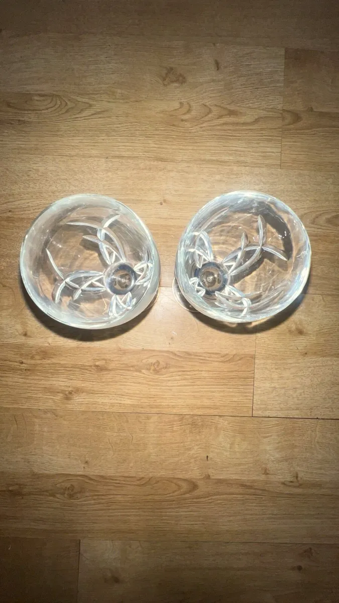 Heavy crystal glasses - Image 2