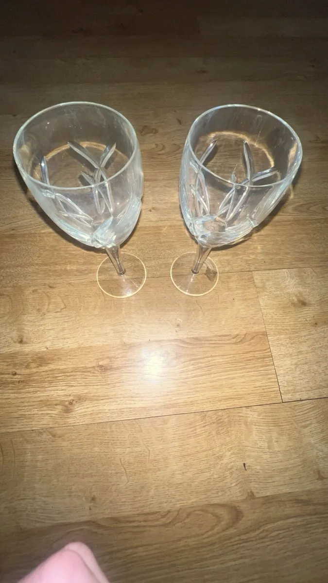 Heavy crystal glasses - Image 4