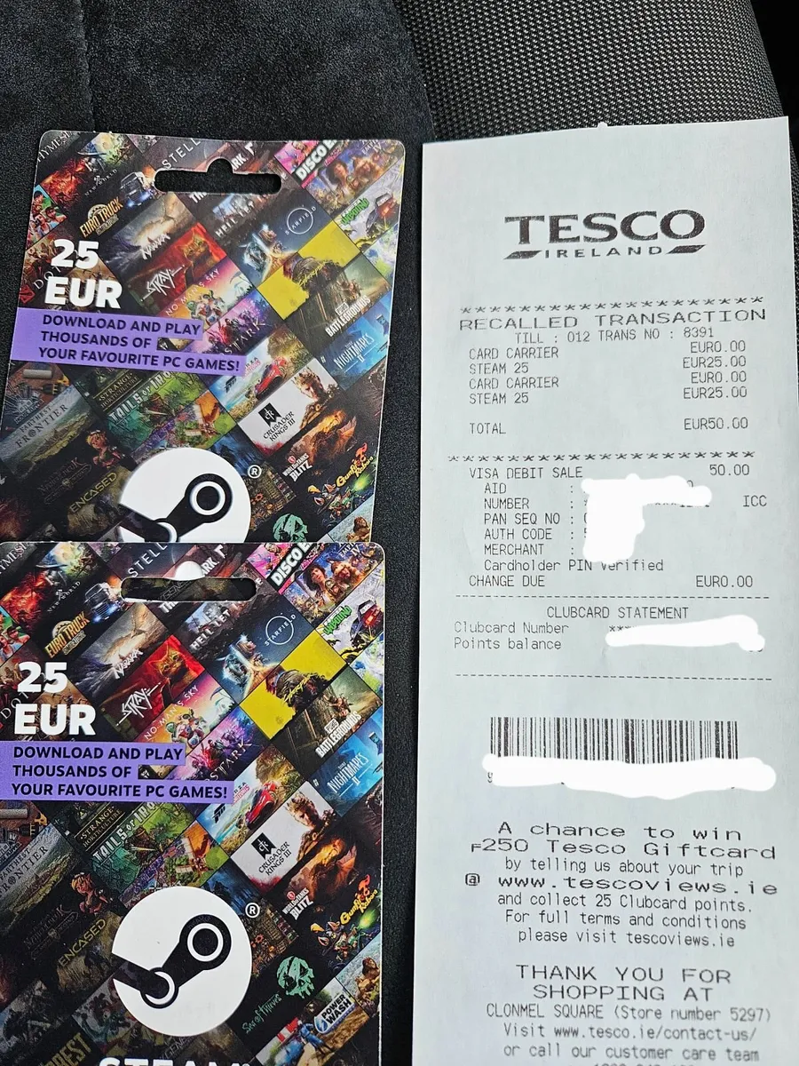 Steam Card