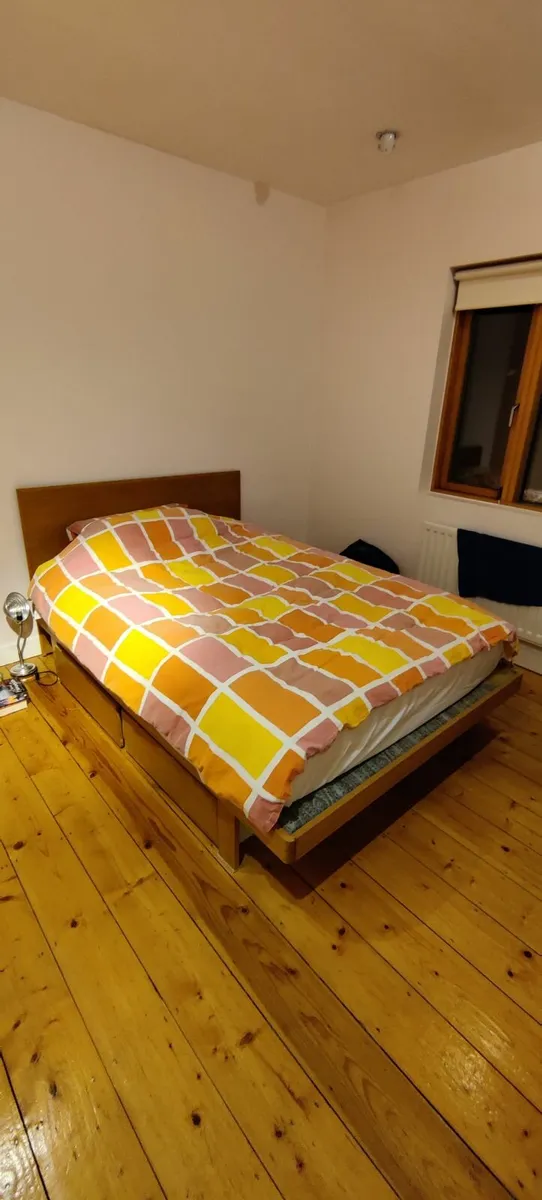 Double divan bed with mattress - Image 1