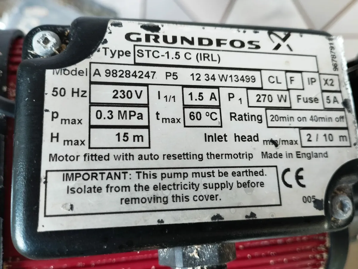Grundfos water pump - Image 2