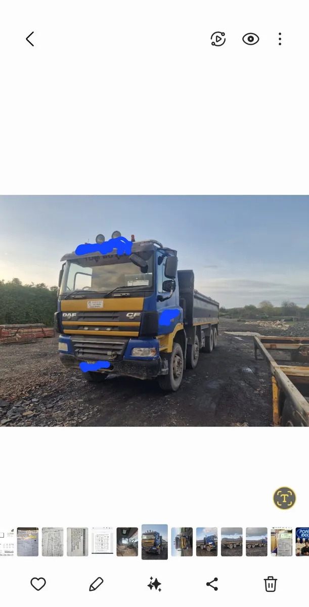 daf 85 cf tipper - Image 2