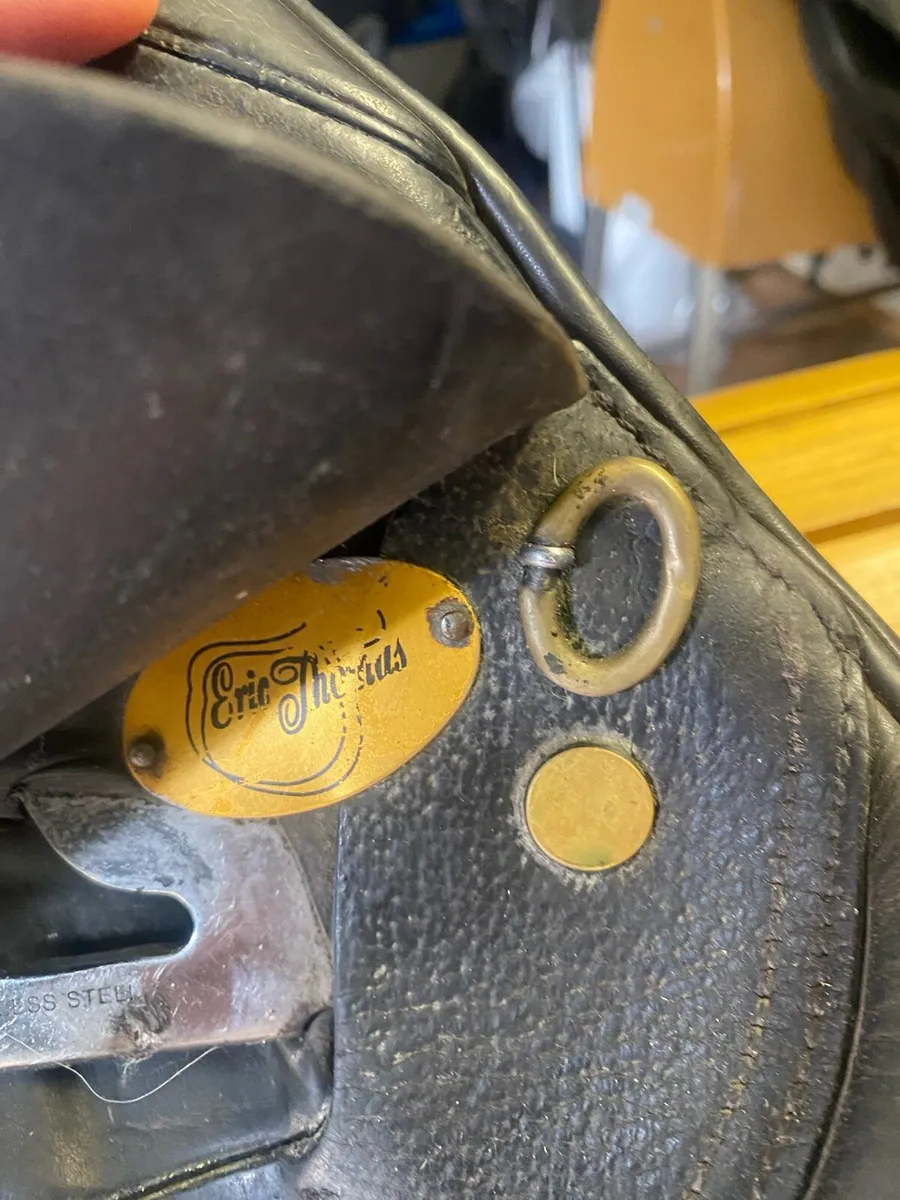 Eric Thomas jumping Leather saddle - Image 3