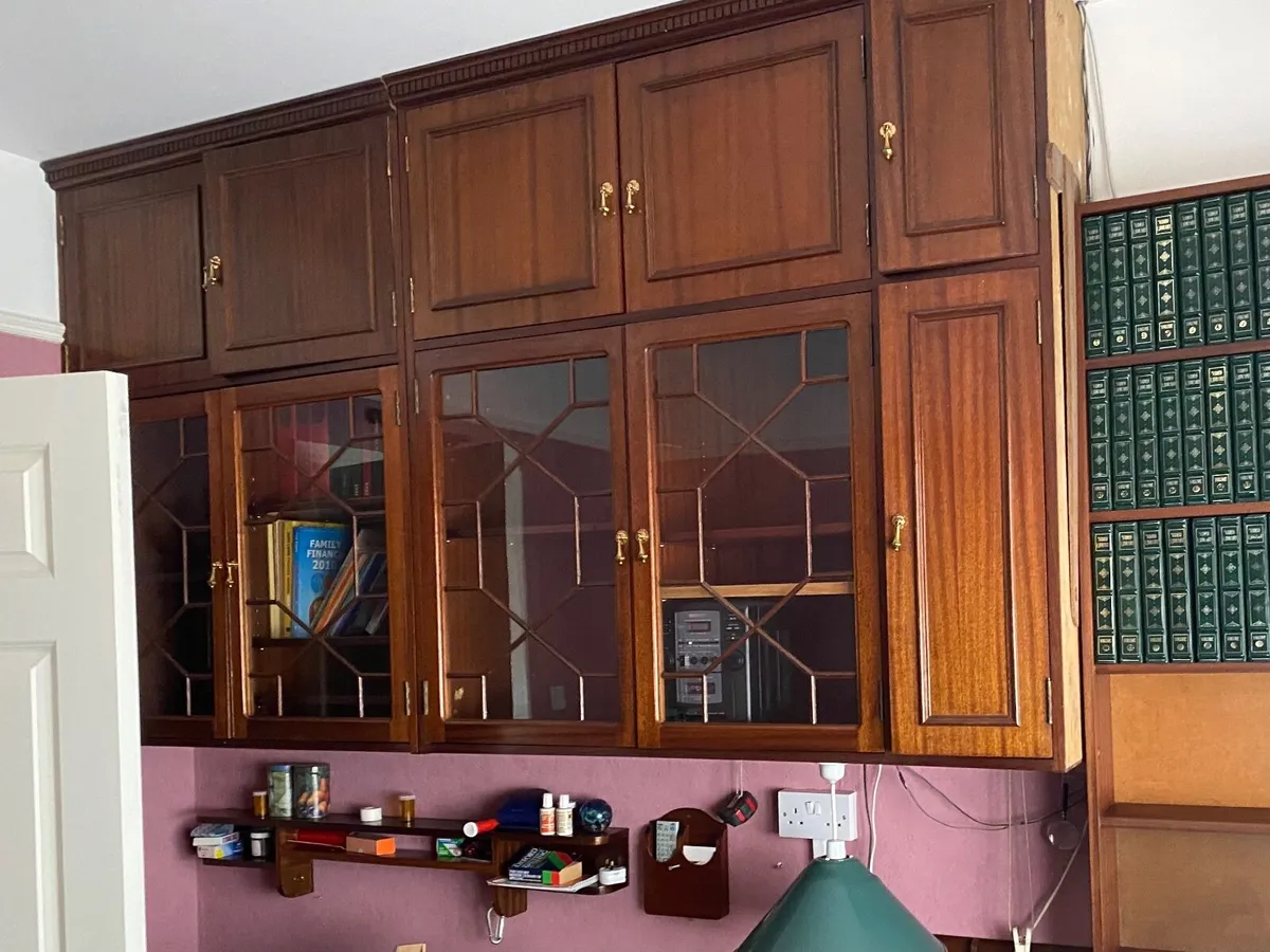 2 Cabinets Mahogany - Image 4