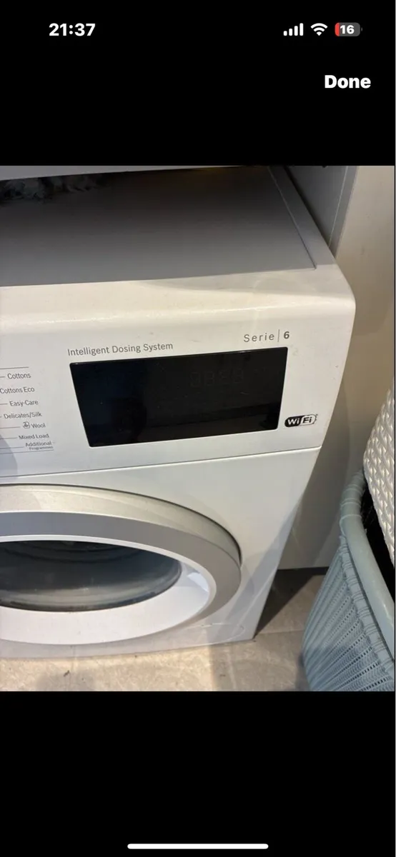 Bosch Washing Machine - Large 9kg Drum - Image 2