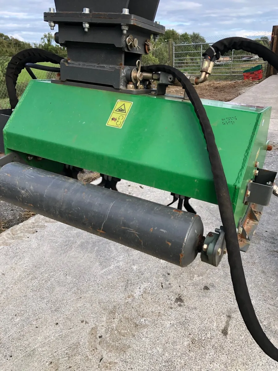 Mini digger flail mulcher - Image 1