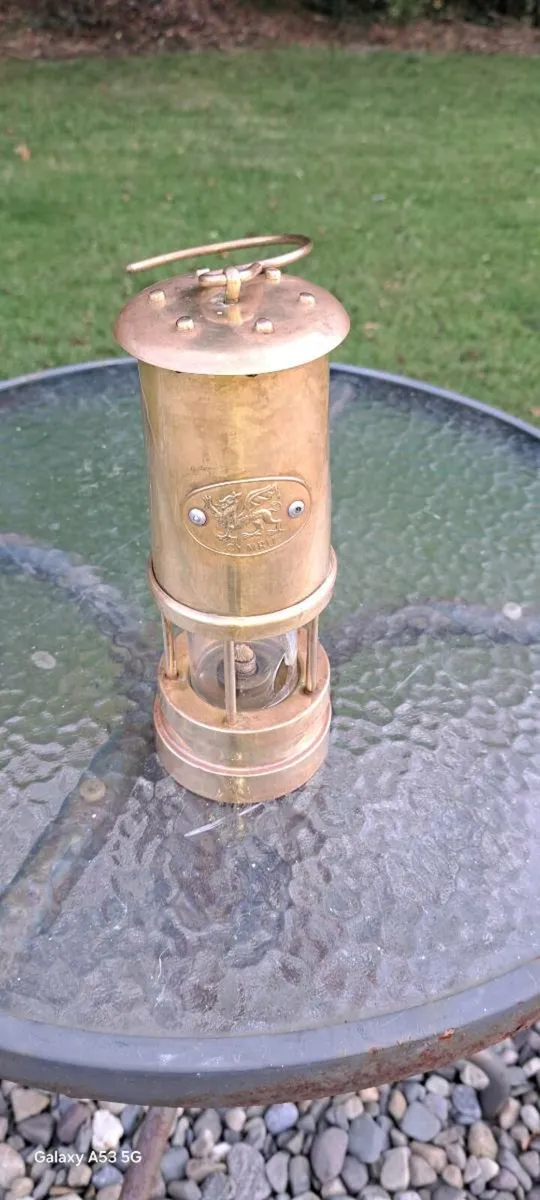 Old miners lamp