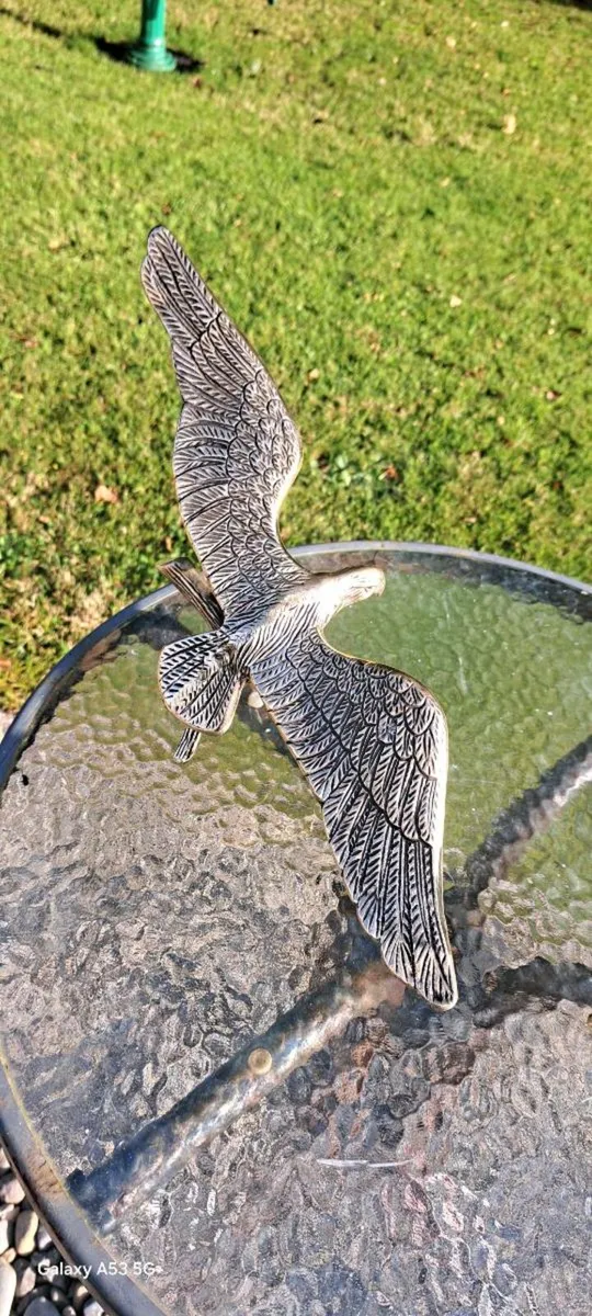 2 Old brass  eagles €150 for  set - Image 4