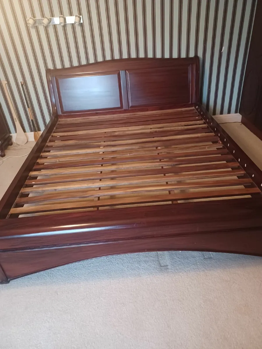 Mahogany bed