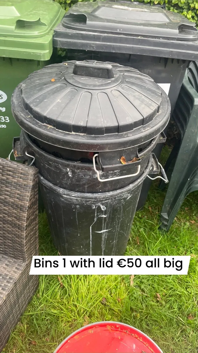 3 x bin