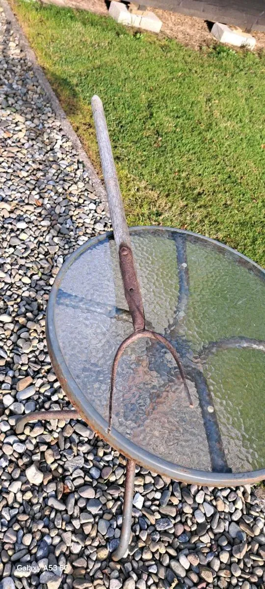 Old hay fork