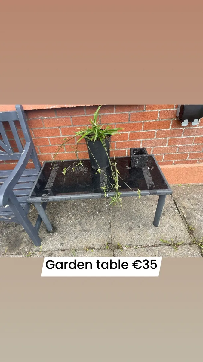 Garden coffee table - Image 1