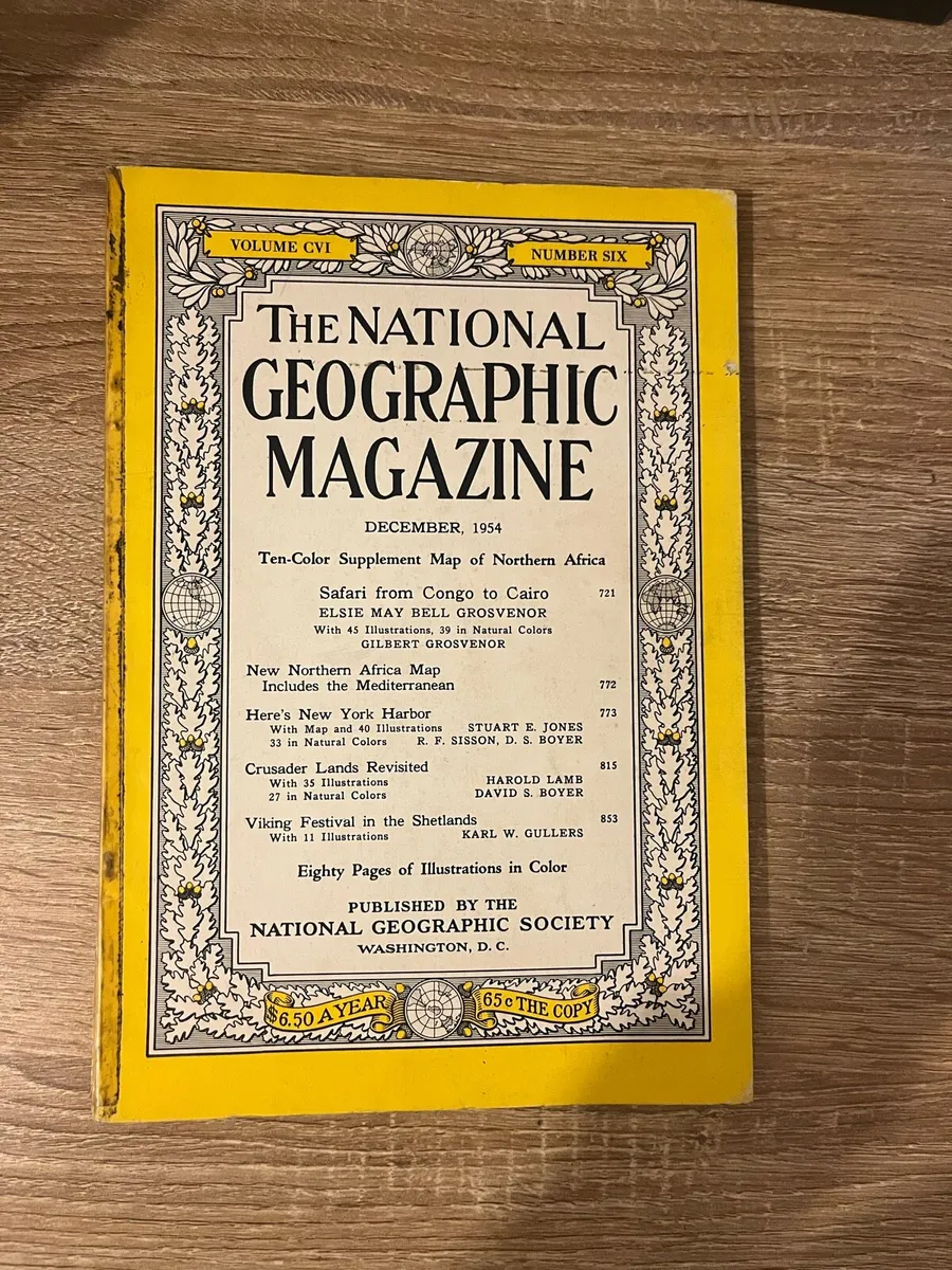 The National Geographic Magazine December 1954