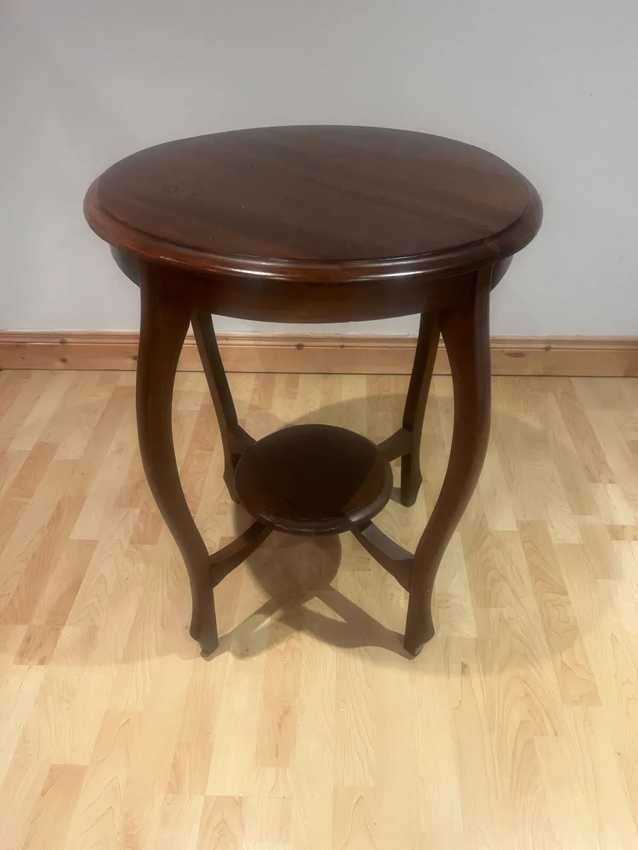 Mahogany Side or Plant Table - Image 1
