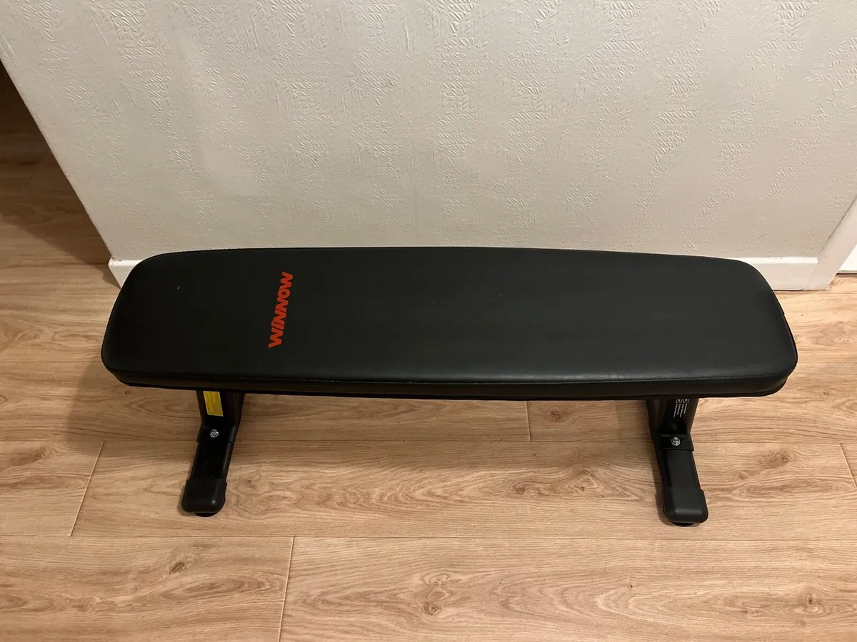 40KG ADJUSTABLE DUMBBELL (PAIR)  & FLAT BENCH - Image 2