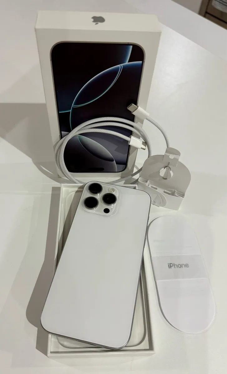 iPhone 16 Pro Max White Titanium 256GB Sim Free - Image 2