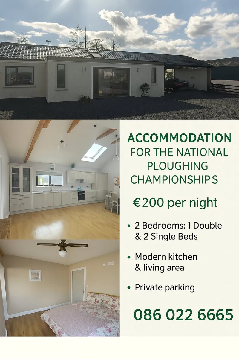 Ploughing Championships Accommodation - Image 1