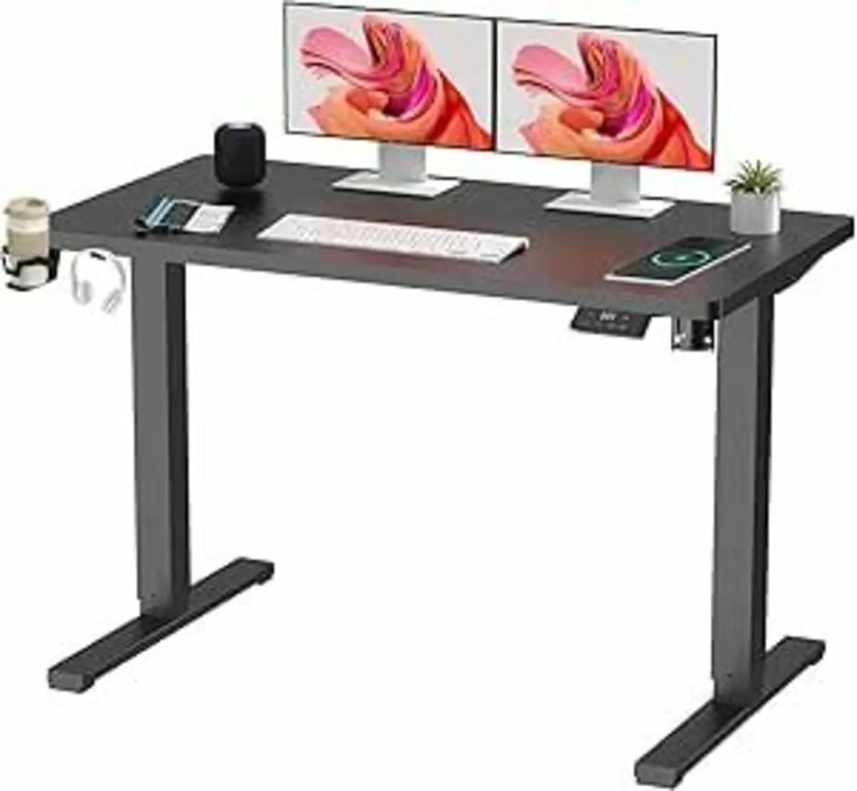 110x60 Electric Standing Office Desk Adjustable - Image 2