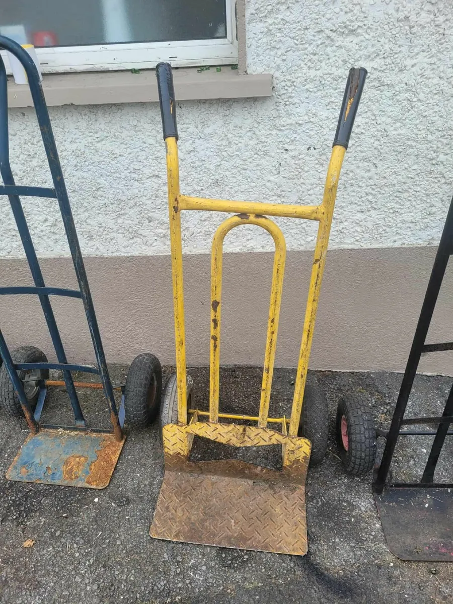 4 hand carts all working perfect priced - Image 2