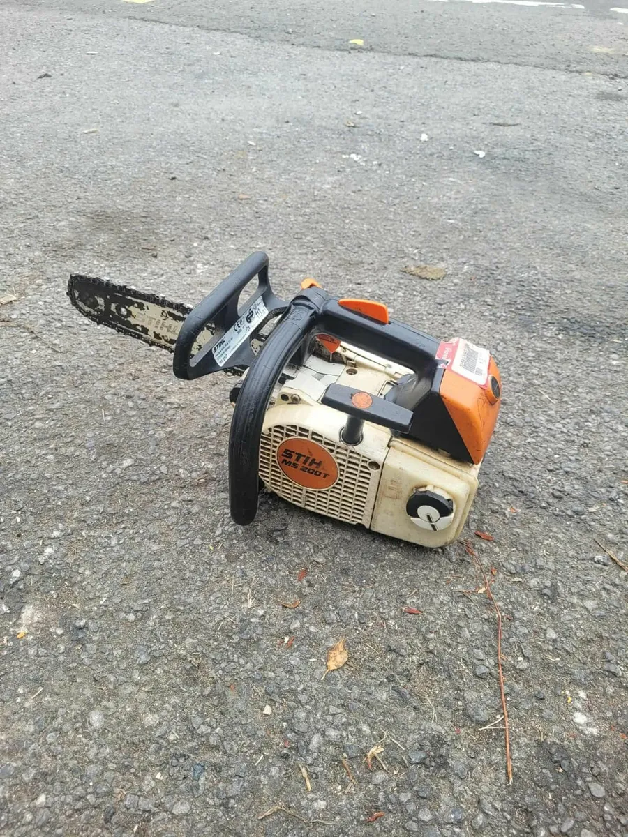 Stihl 200T running like new starting first tip - Image 1