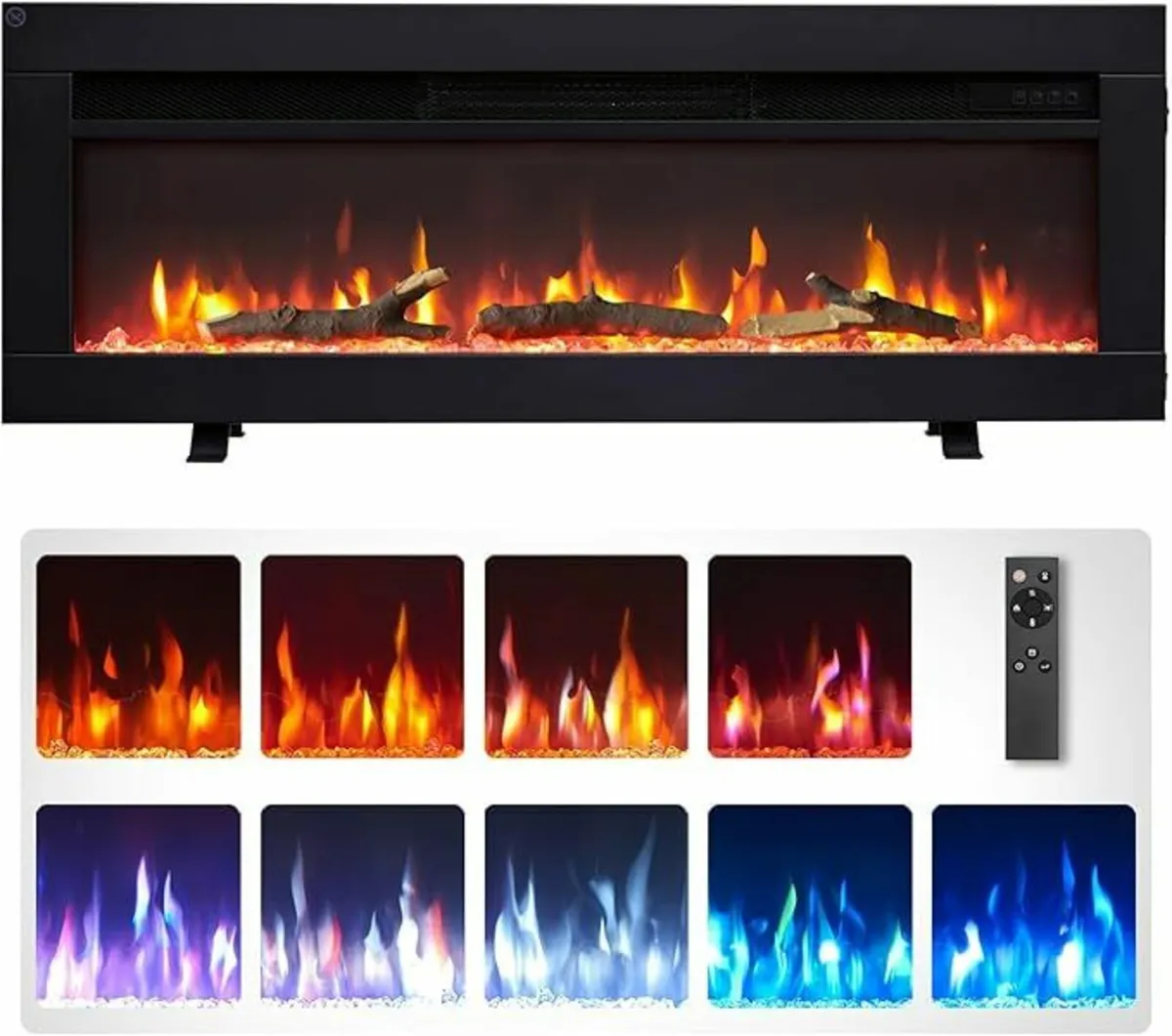 36"/92cm 3 in 1 Electric Fireplace Freestanding - Image 4