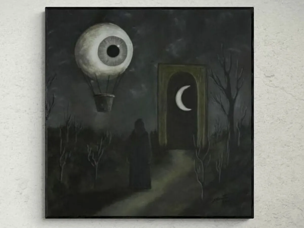 Original hand paint picture, painting by Strzala