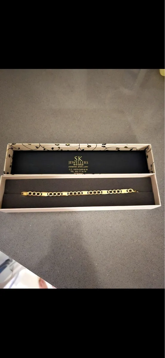 18 ct gold bracelet - Image 1