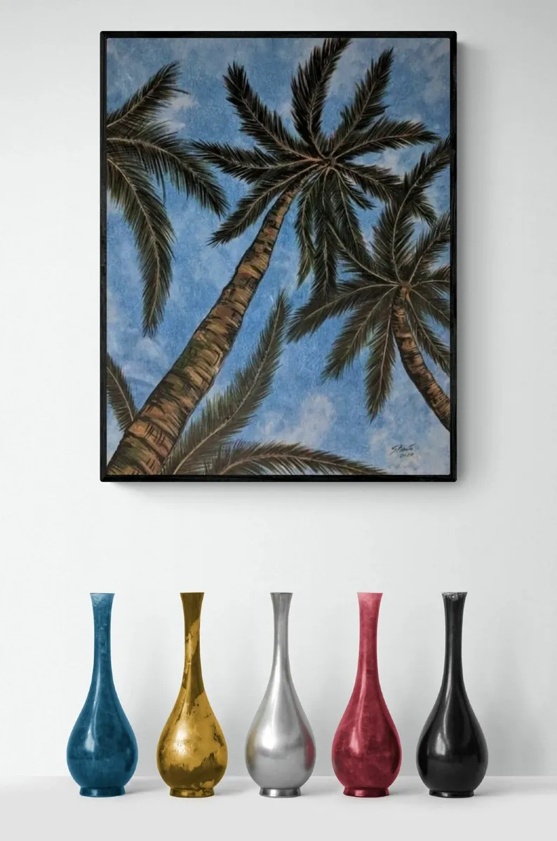 Original hand paint picture, painting by Strzala