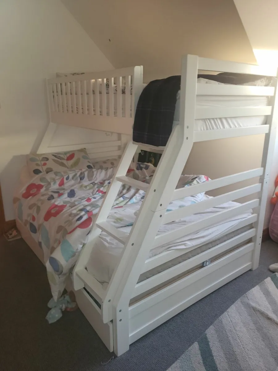 Triple bunk beds - White - Image 2