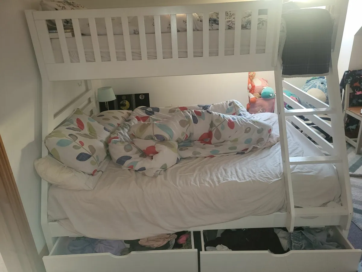 Triple bunk beds - White - Image 3