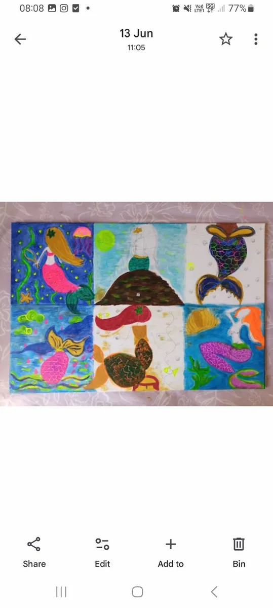 Mermaid Painting - Image 1