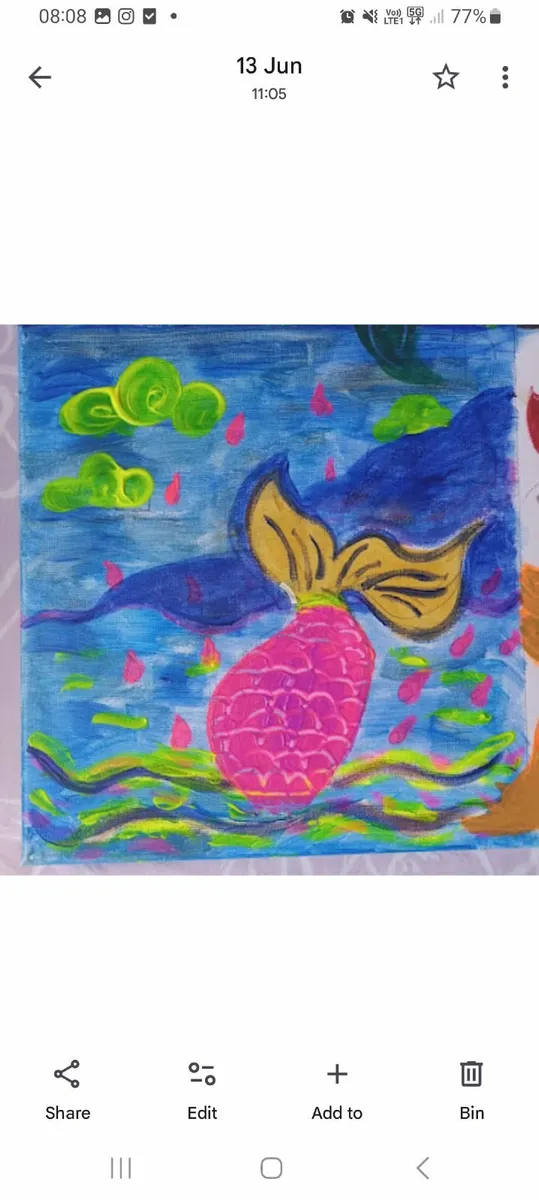 Mermaid Painting - Image 2