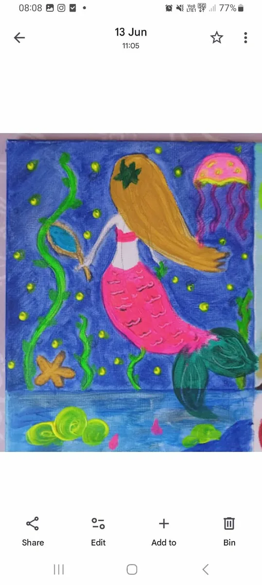Mermaid Painting - Image 4