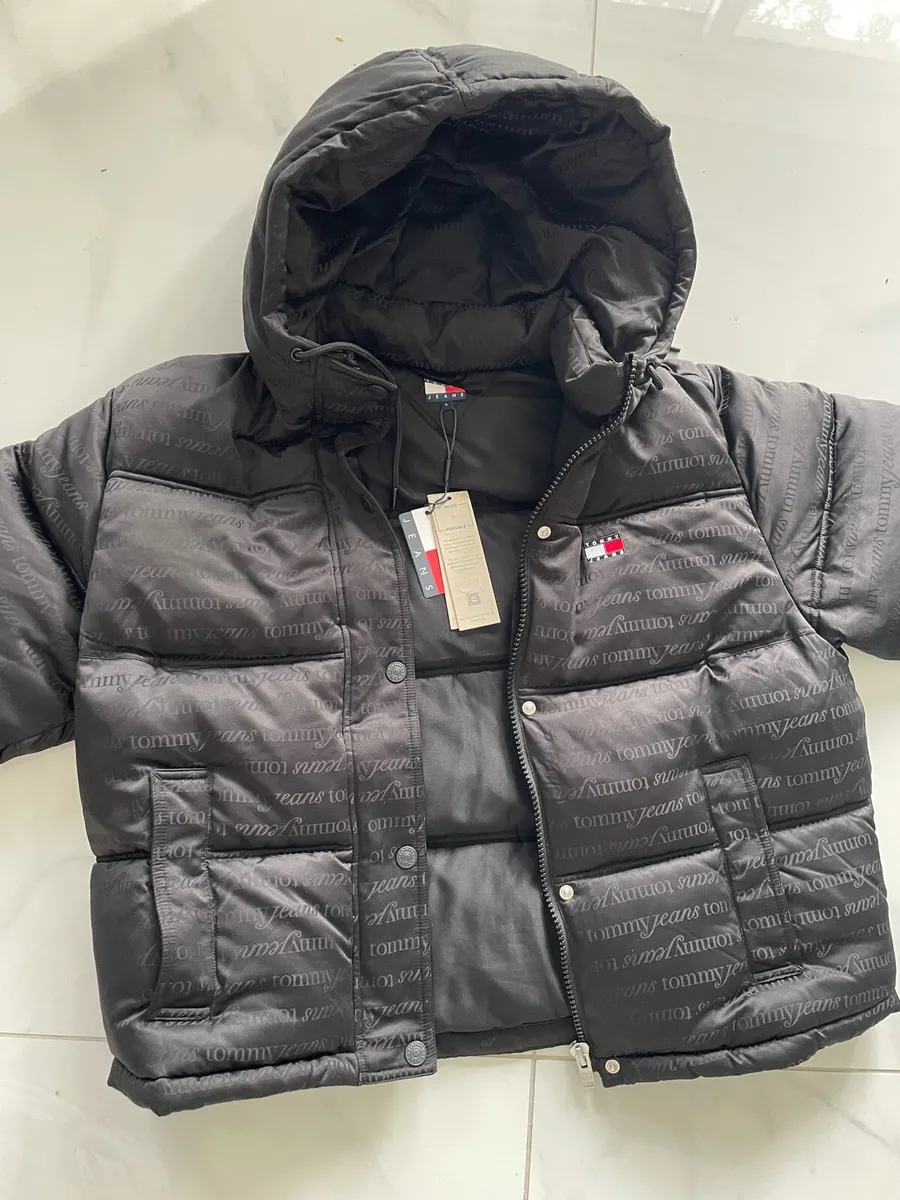 Women’s TOMMY HILFIGER Print Puffer Jacket Size L - Image 2