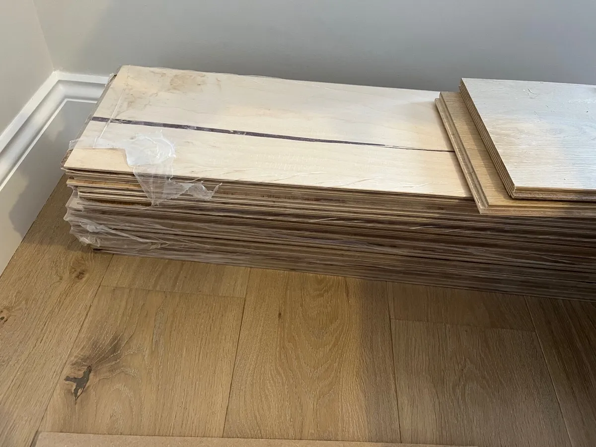 Wide Plank Flooring 9sqm  (pale oak) - Image 2